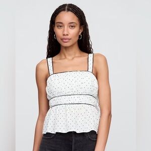 NWOT GAP Peplum Tank Top